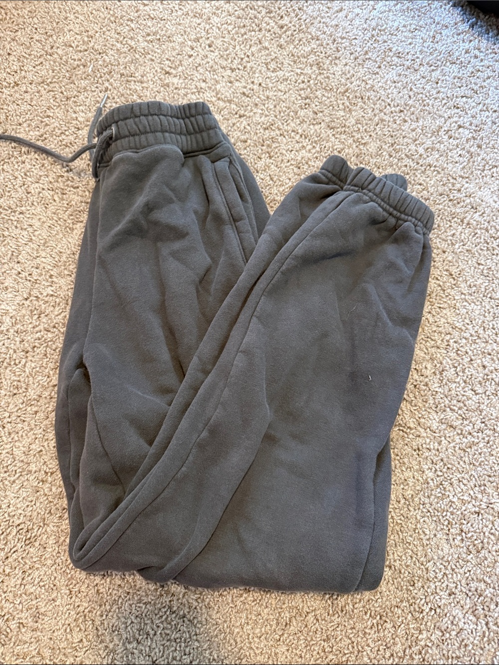 Abercrombie & Fitch Kids Gray Fleece Joggers